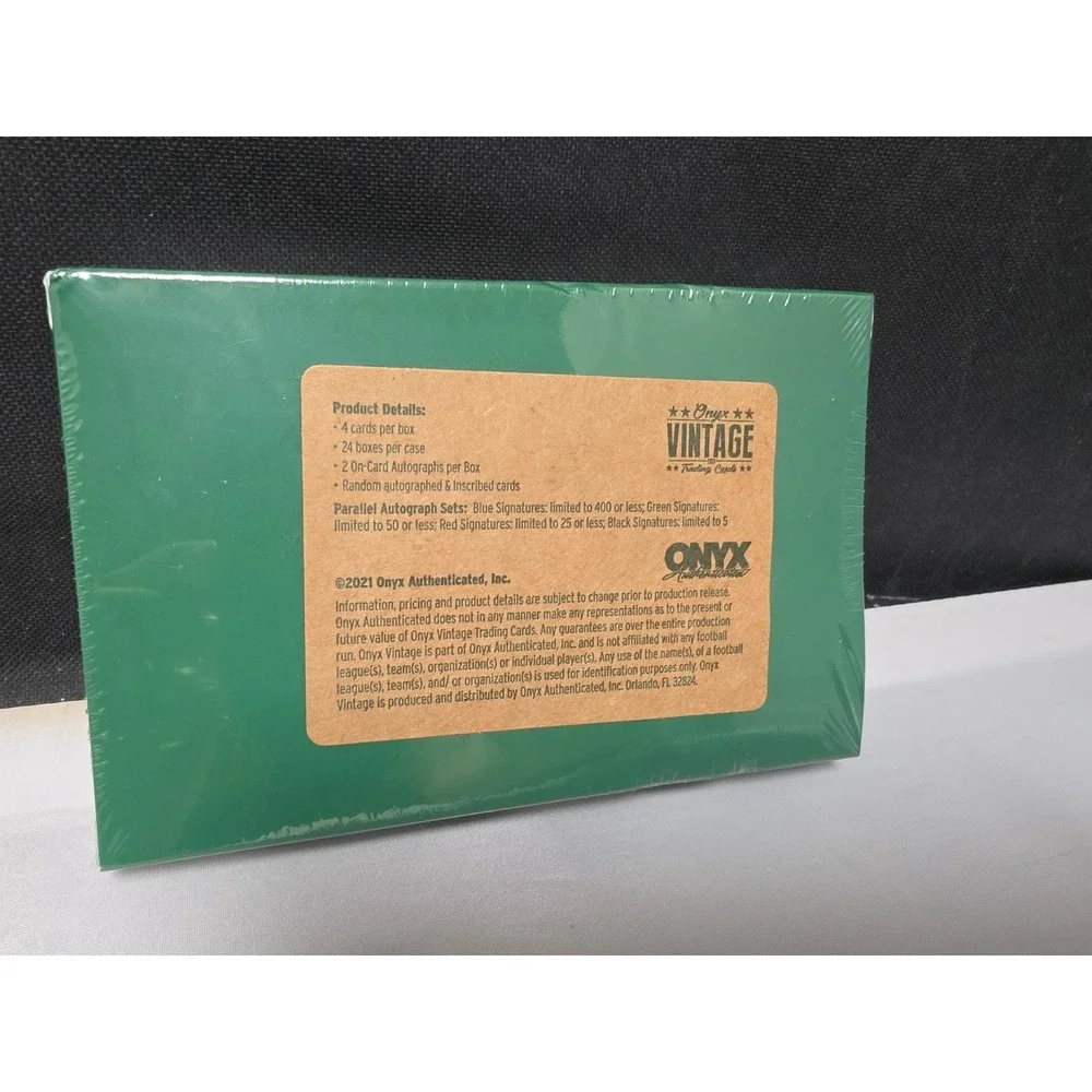 2021 Onyx Vintage Colege Football Factory Sealed Hobby Box
